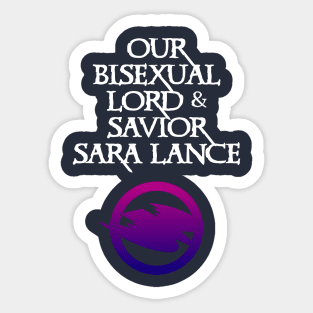 Bi Sara Lance Sticker